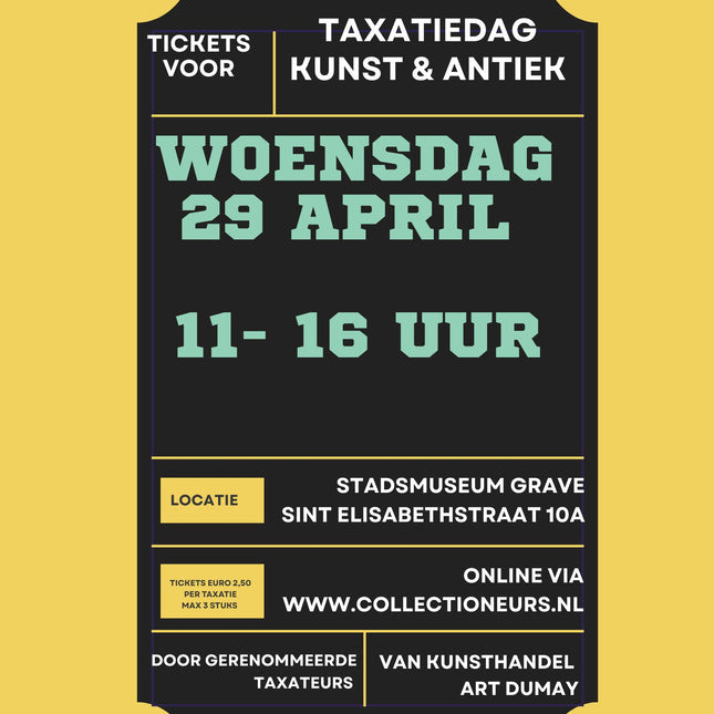 Taxatiedag Stadsmuseum Grave - 29 April 2026