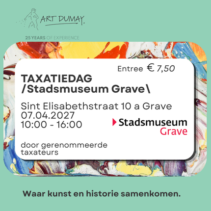 Taxatiedag Stadsmuseum Grave - Woensdag 7 april 2027