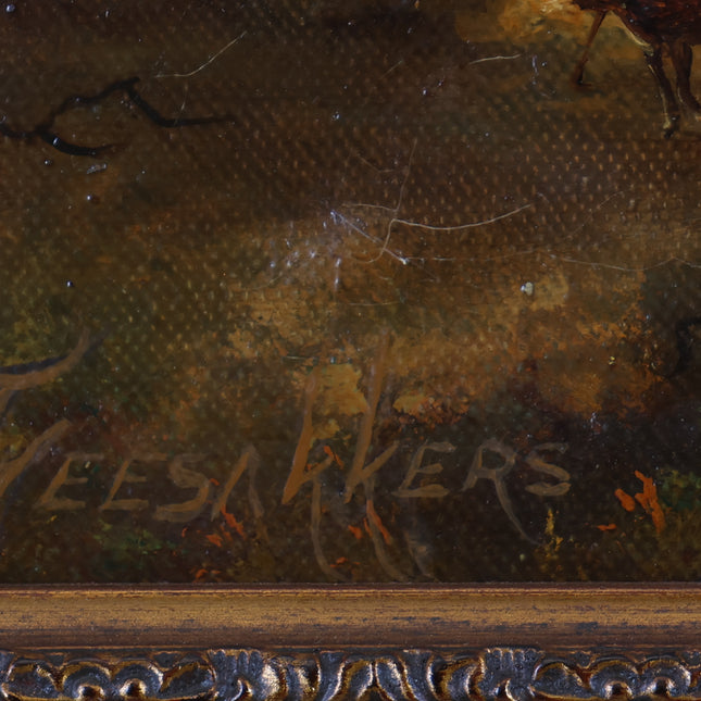 Landschap met reizigers