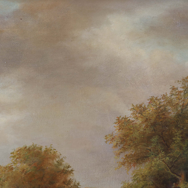 Landschap met reizigers