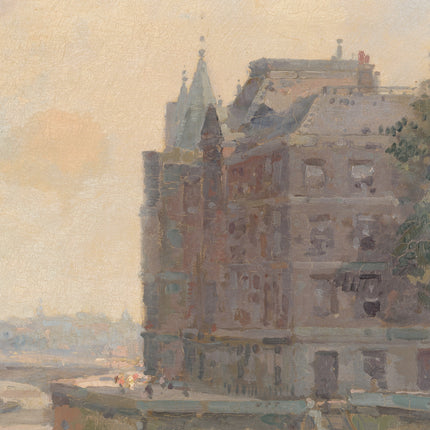 Le Seine et pont au Change, Île de la Cité, Paris