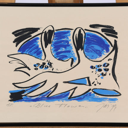 JAS (Johannes Adrianus Smit, 1945–2002) - Blue Flower