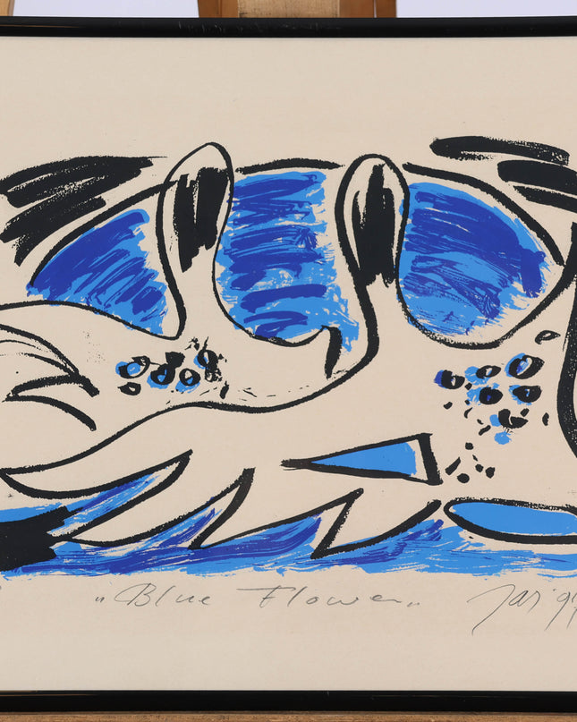 JAS (Johannes Adrianus Smit, 1945–2002) - Blue Flower