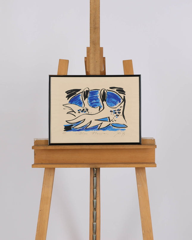 JAS (Johannes Adrianus Smit, 1945–2002) - Blue Flower