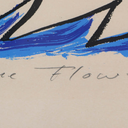 JAS (Johannes Adrianus Smit, 1945–2002) - Blue Flower