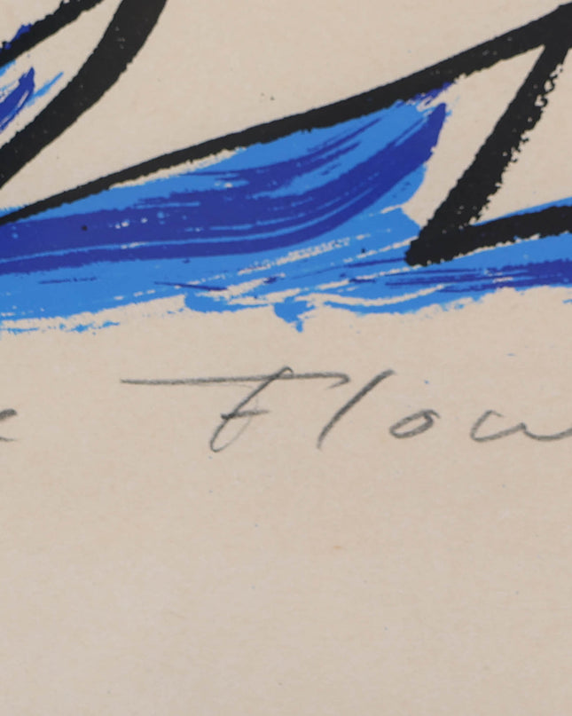 JAS (Johannes Adrianus Smit, 1945–2002) - Blue Flower