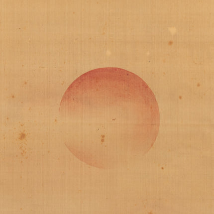 Heron - Japanese scroll - Meiji Period