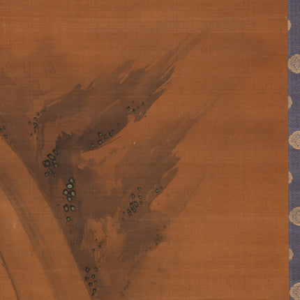 Carp climbing a waterfall - Japanse scroll
