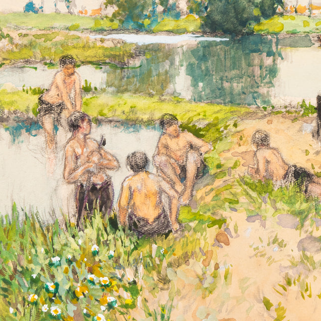 Zomerdag aan het water