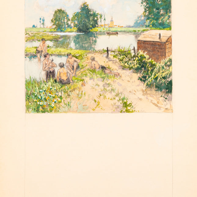 Zomerdag aan het water