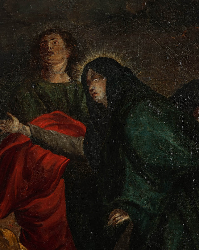 Christus aan het kruis - Europese school XVIII