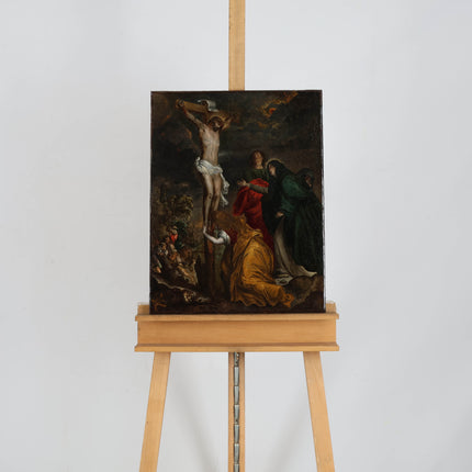 Christus aan het kruis - Europese school XVIII