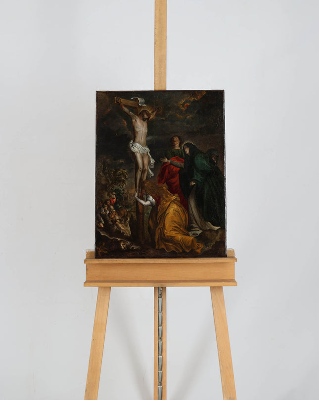 Christus aan het kruis - Europese school XVIII
