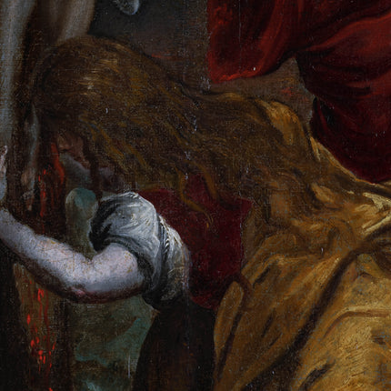 Christus aan het kruis - Europese school XVIII