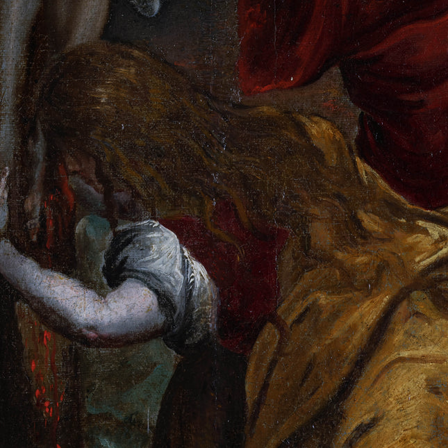 Christus aan het kruis - Europese school XVIII