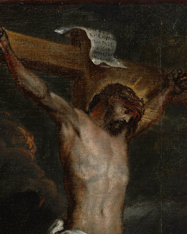 Christus aan het kruis - Europese school XVIII
