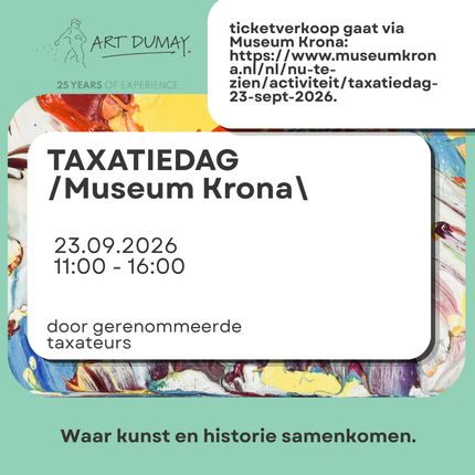 Taxatiedag Museum Krona - Woensdag 23 september