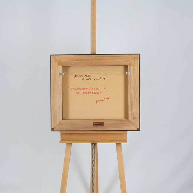 Peter Bol (1947) - Ophaalbruggetje in de Biesbosch