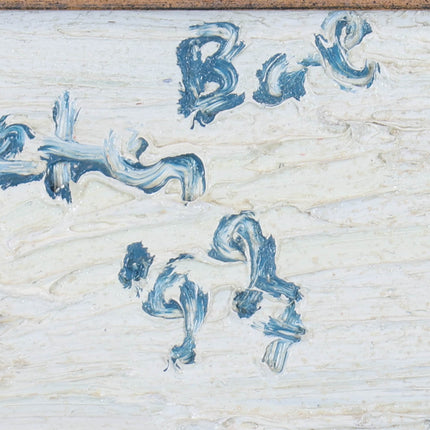 Peter Bol (1947) - Invallende dooi op een winterse kreek