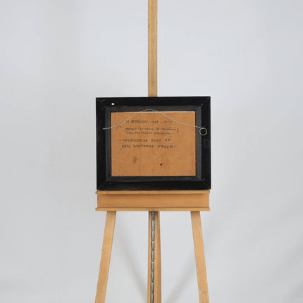 Peter Bol (1947) - Invallende dooi op een winterse kreek