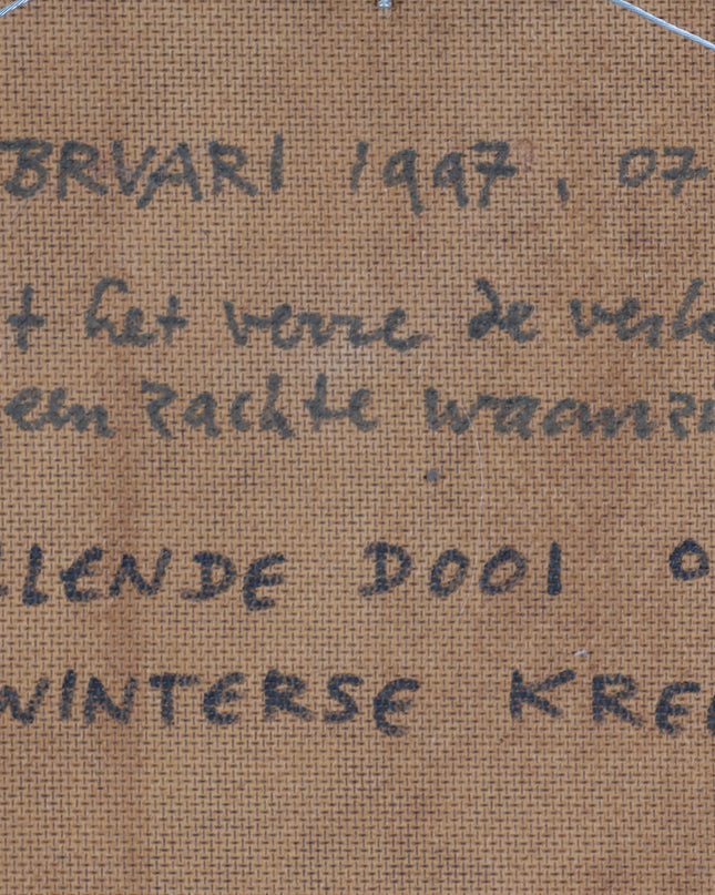 Peter Bol (1947) - Invallende dooi op een winterse kreek