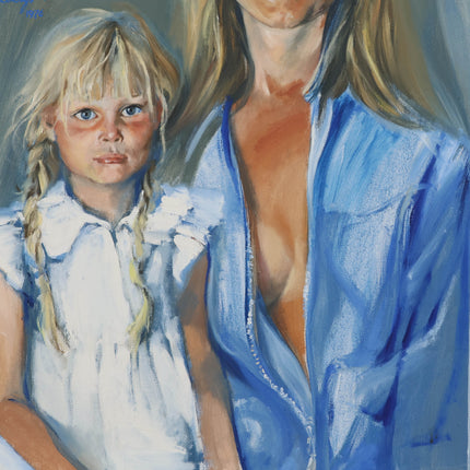 Moeder en dochter -  Jan M.C. Asselbergs (1937-2015)