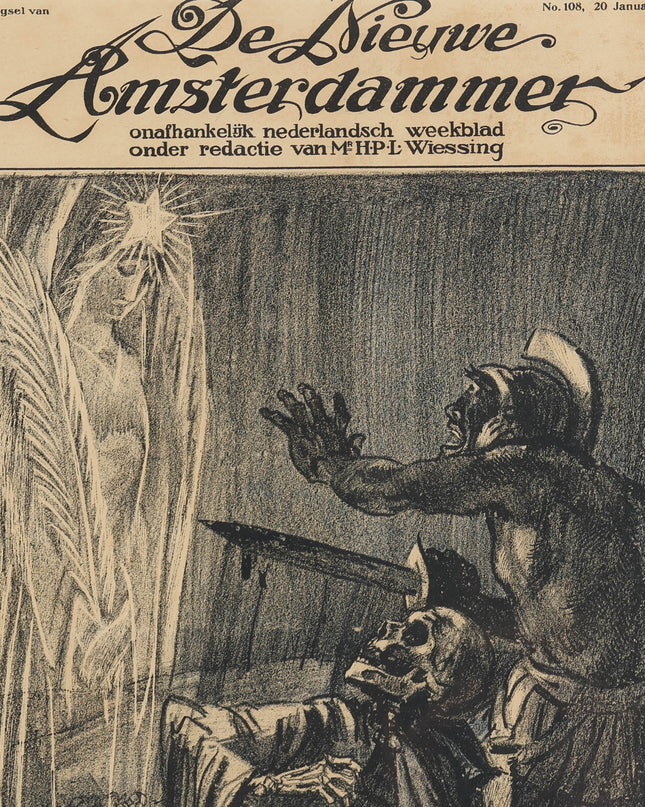 Jan Sluijters (1881-1957) - De nieuwe Amsterdammer 20 januari 1917