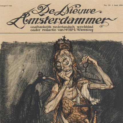 Jan Sluijters (1881-1957) - De nieuwe Amsterdammer 3 juni 1916