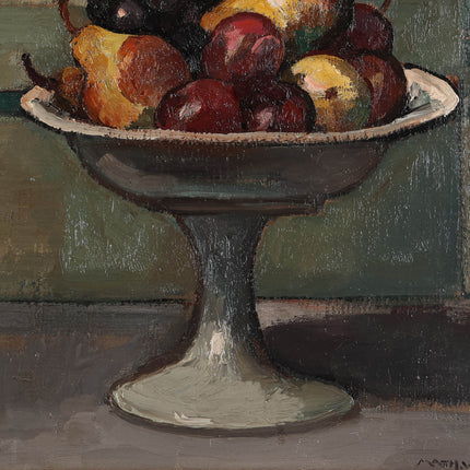 Stilleven van een fruitschaal - Matthieu Wiegman (1886-1971)