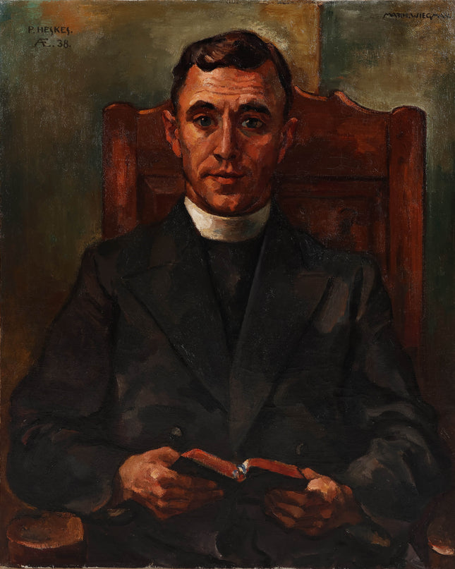 Matthieu Wiegman (1886-1971) - Portret P. Heskes