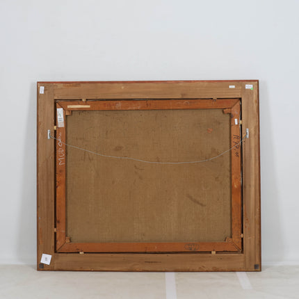 Toon Kelder (1894 –1973) - Stilleven met o,a. een aardewerk pot, groenten en een brood tafel