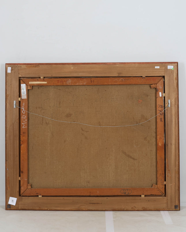 Toon Kelder (1894 –1973) - Stilleven met o,a. een aardewerk pot, groenten en een brood tafel