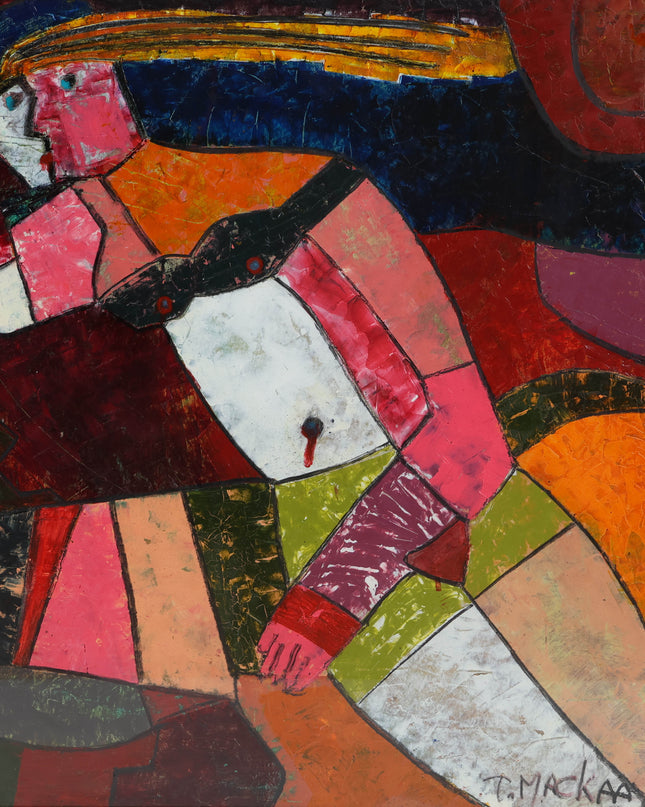 Theo Mackaay (1950) - Abstract figuur