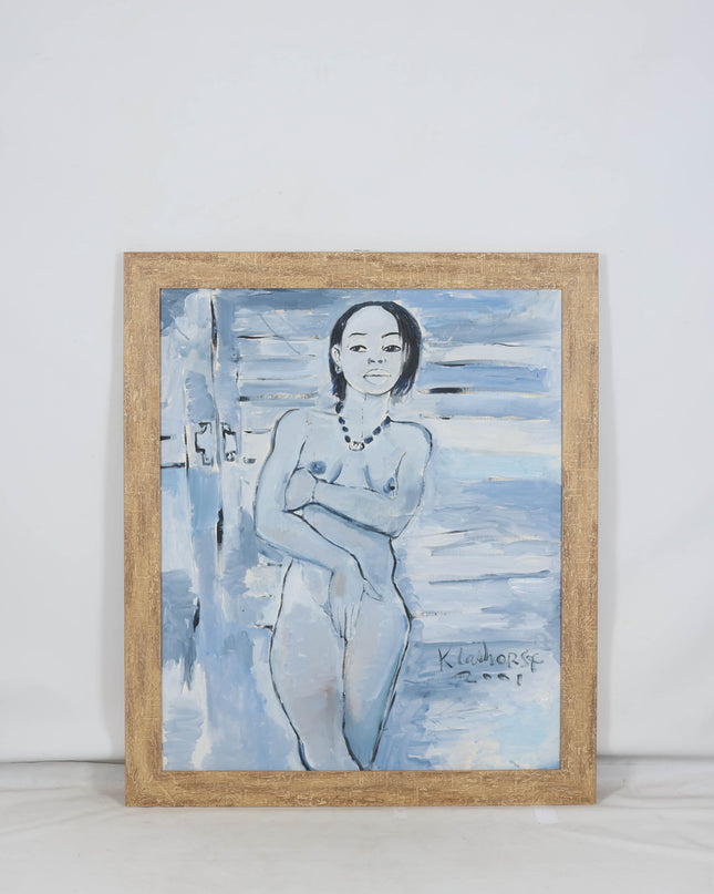 Peter Klashorst (1957) - Portret naakte vrouw