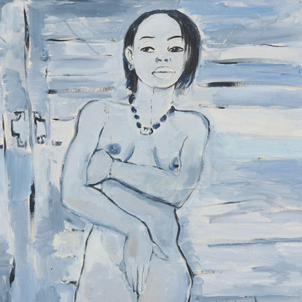 Peter Klashorst (1957) - Portret naakte vrouw