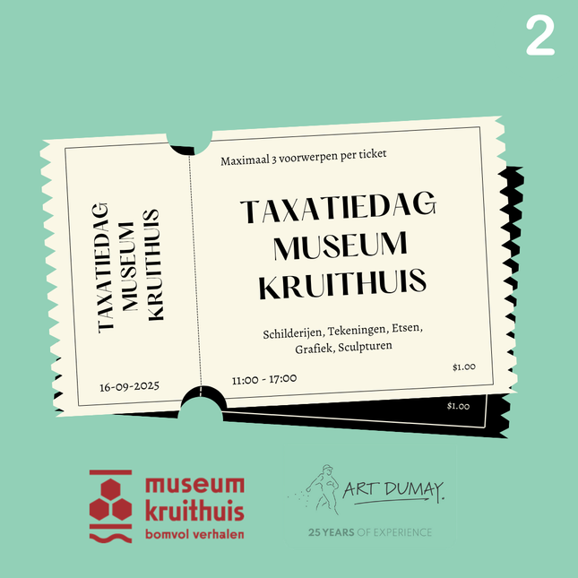 Taxatiedag Museum Kruithuis - 's-Hertogenbosch - September editie