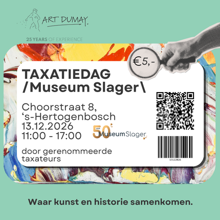 Kunsttaxatiedag Museum Slager - Zondag 13 december