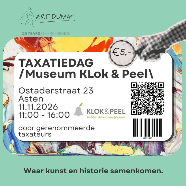 Taxatiedag Museum Klok en Peel - woensdag 11 november 2026