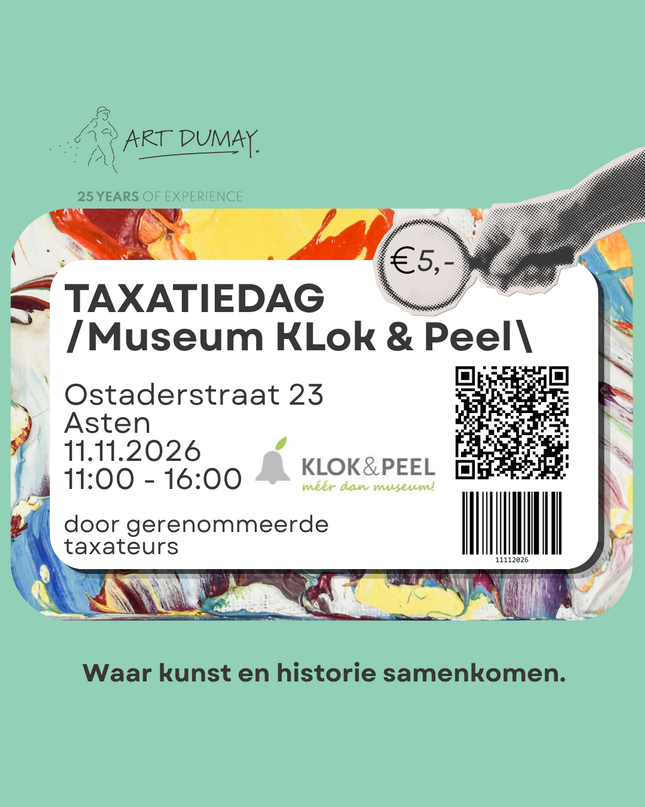 Taxatiedag Museum Klok en Peel - woensdag 11 november 2026