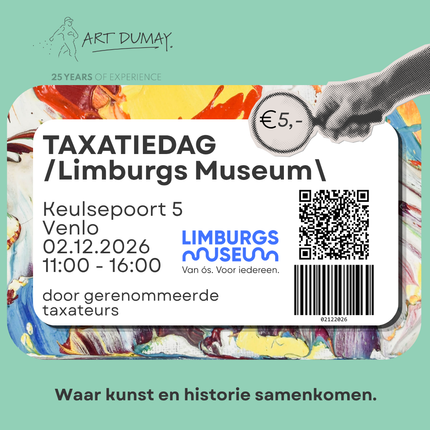 Taxatiedag Limburgs Museum Venlo - woensdag 2 december 2026