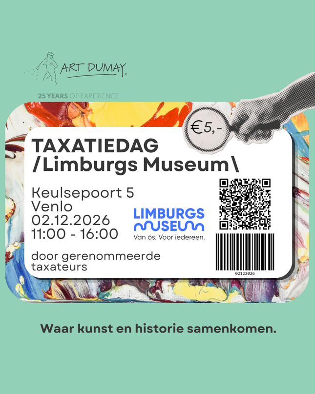 Taxatiedag Limburgs Museum Venlo - woensdag 2 december 2026