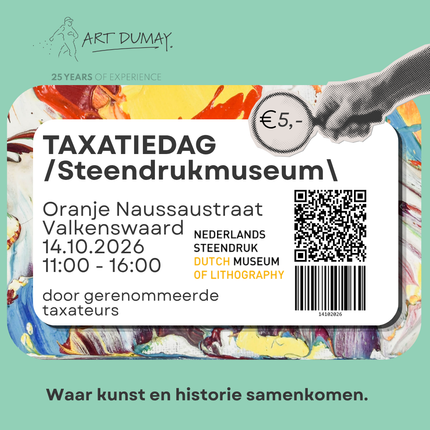 Taxatiedag Nederlands Steendrukmuseum - woensdag 14 oktober 2026