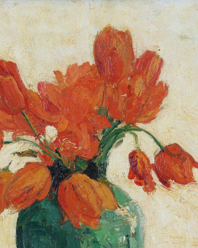 Gerard Baksteen (1887-1976) - Bloemen op tafel