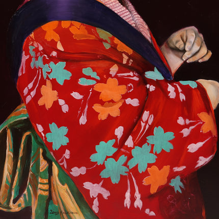 Meisje in kimono