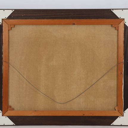 Portret van een vrouw bij een woonwagen