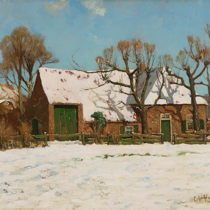 Wintergezicht - Christiaan Hendrik Hammes (1872-1965)