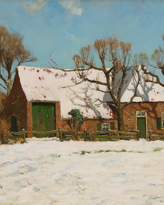 Wintergezicht - Christiaan Hendrik Hammes (1872-1965)