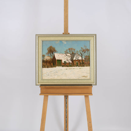 Wintergezicht - Christiaan Hendrik Hammes (1872-1965)