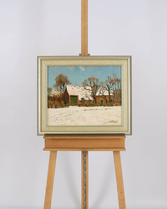 Wintergezicht - Christiaan Hendrik Hammes (1872-1965)