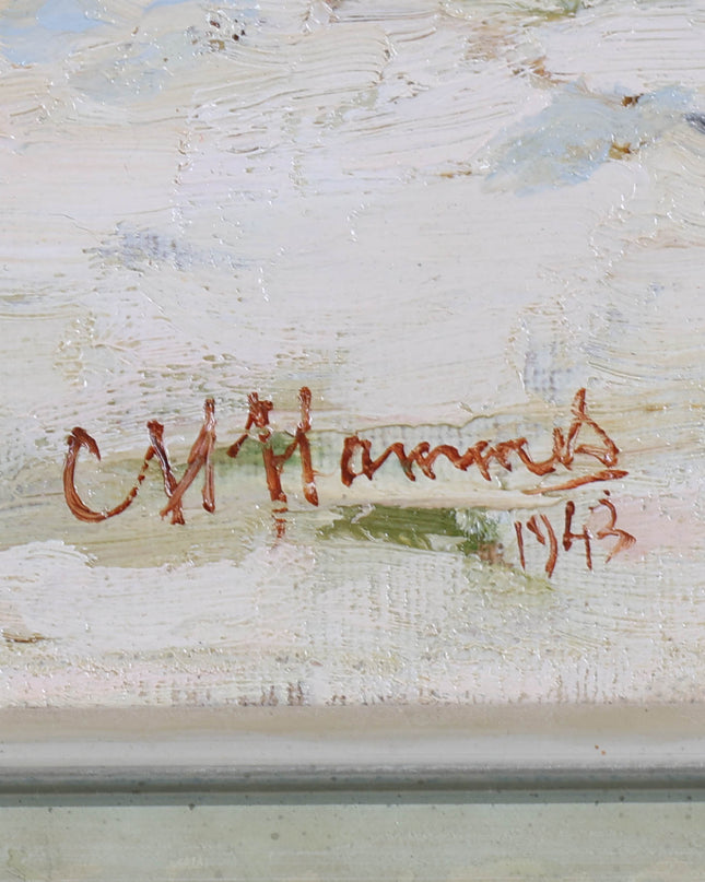 Wintergezicht - Christiaan Hendrik Hammes (1872-1965)